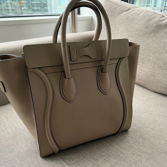 Authentic CELINE Mini Luggage Tote - Picture 3 of 11